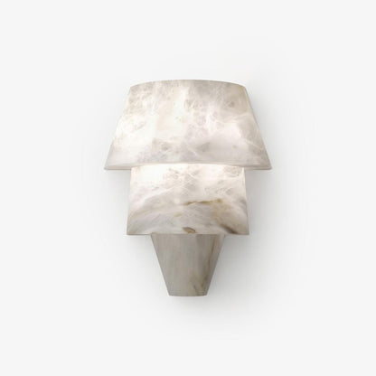 Geometric Marble Cone LED Wall Light