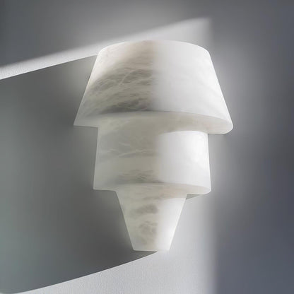 Geometric Marble Cone LED Wall Light