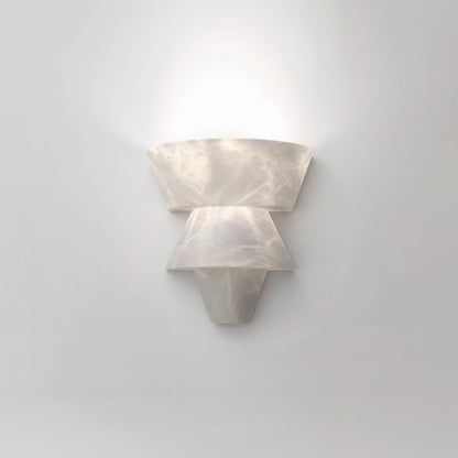 Geometric Marble Cone LED Wall Light