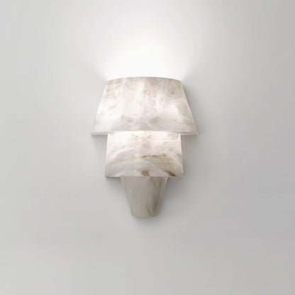 Geometric Marble Cone LED Wall Light