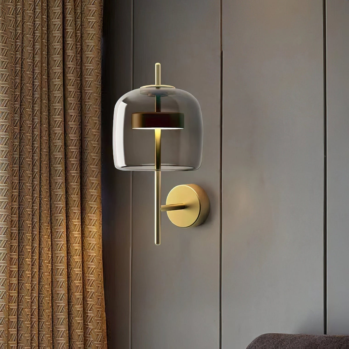 Hourglass Glass LED Wall Light