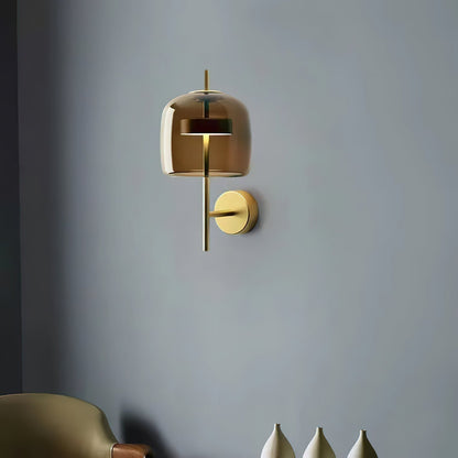 Hourglass Glass LED Wall Light