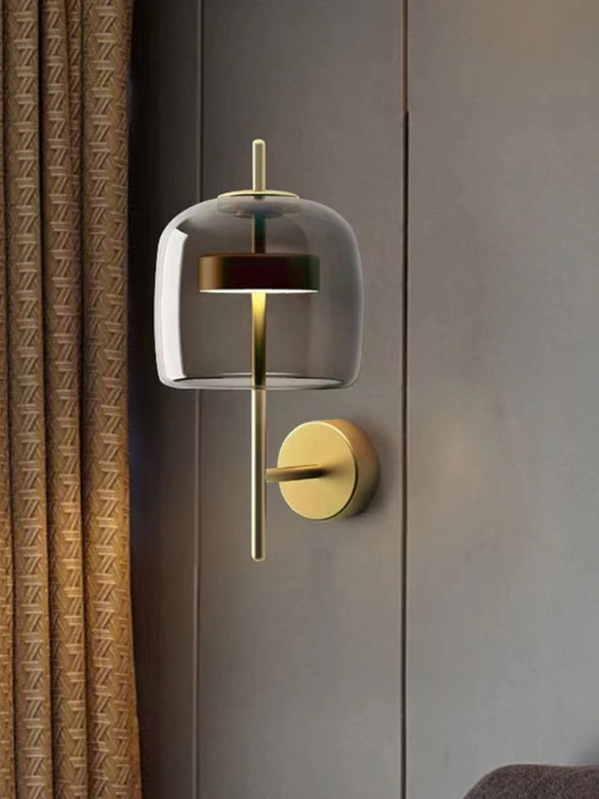 Hourglass Glass LED Wall Light
