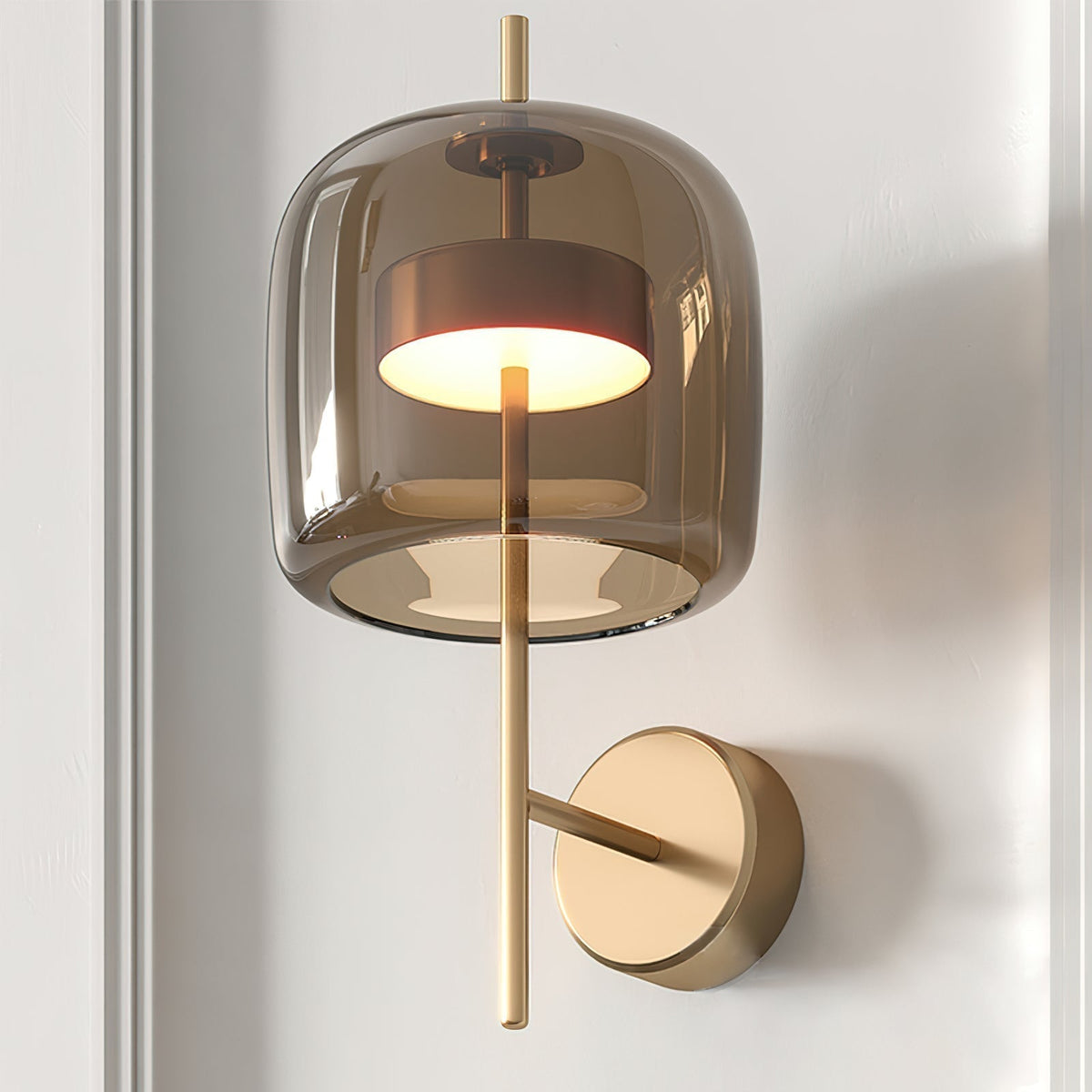 Hourglass Glass LED Wall Light