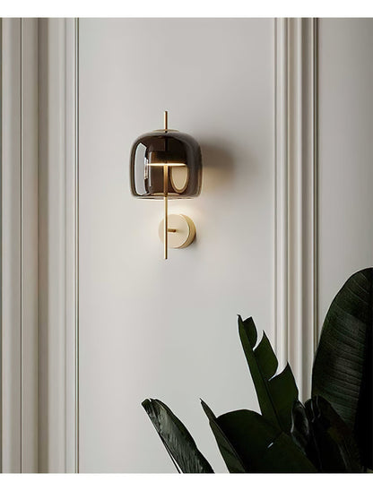 Hourglass Glass LED Wall Light