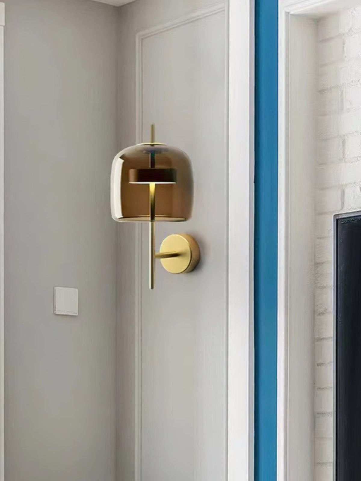 Hourglass Glass LED Wall Light