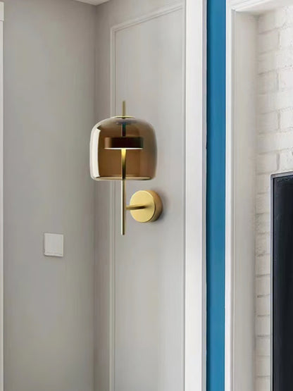 Hourglass Glass LED Wall Light