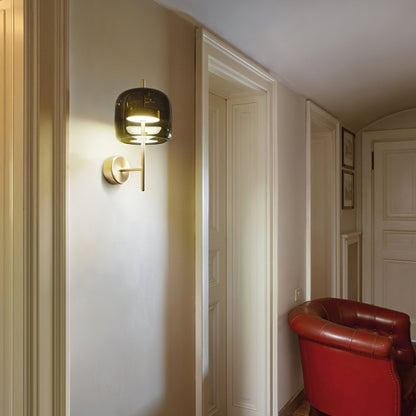 Hourglass Glass LED Wall Light