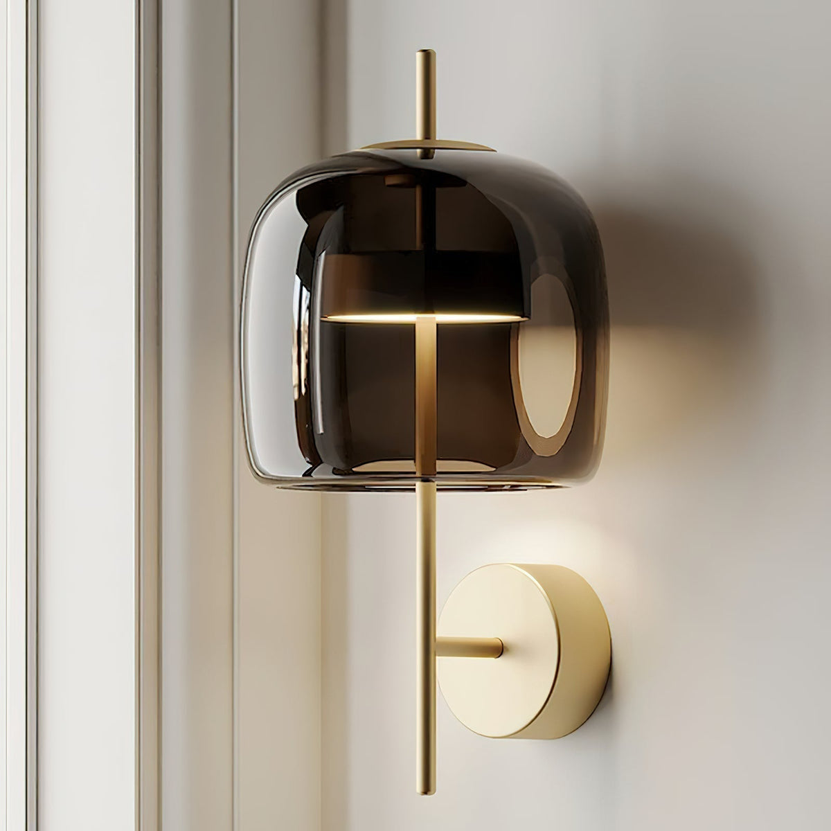 Hourglass Glass LED Wall Light