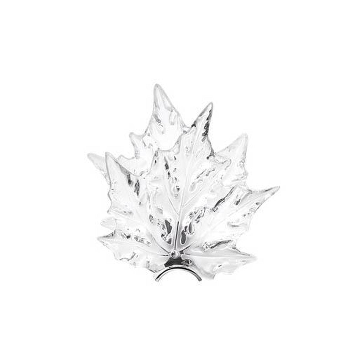 Veined Crystal Leaf Warm Wall Light